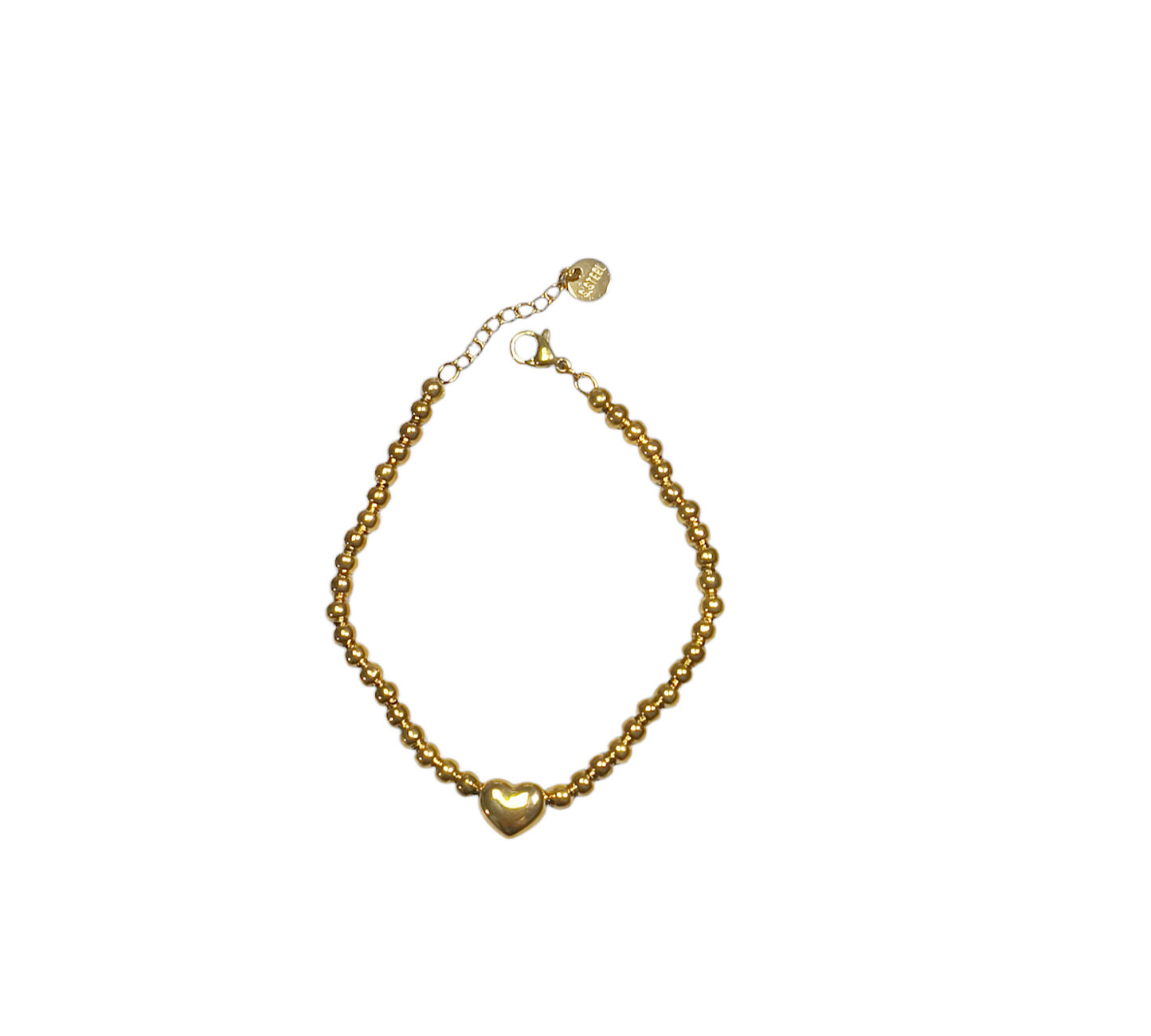 BRACCIALE SFERE E CUORICINO