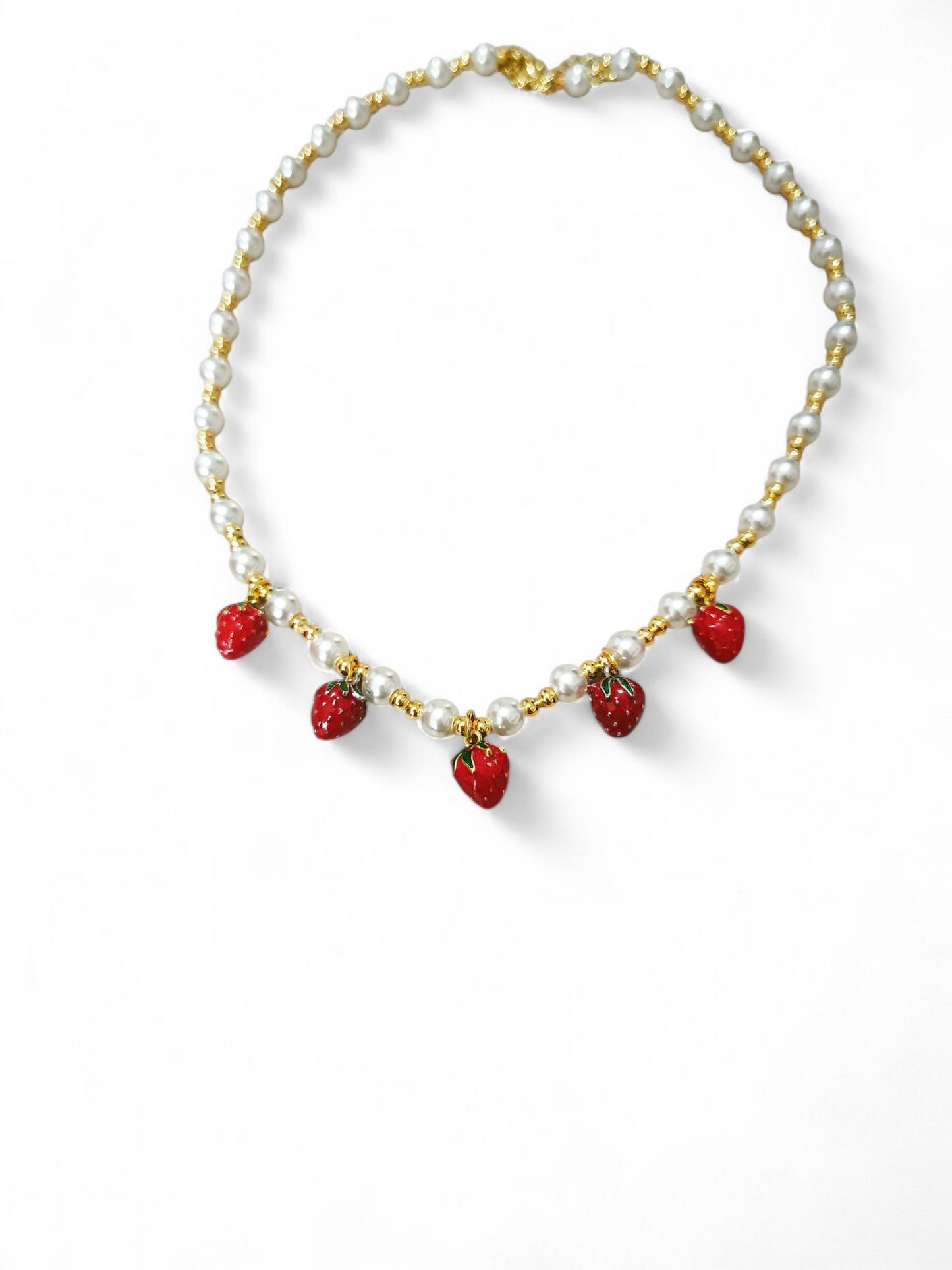 COLLANA PERLINE FRAGOLINE