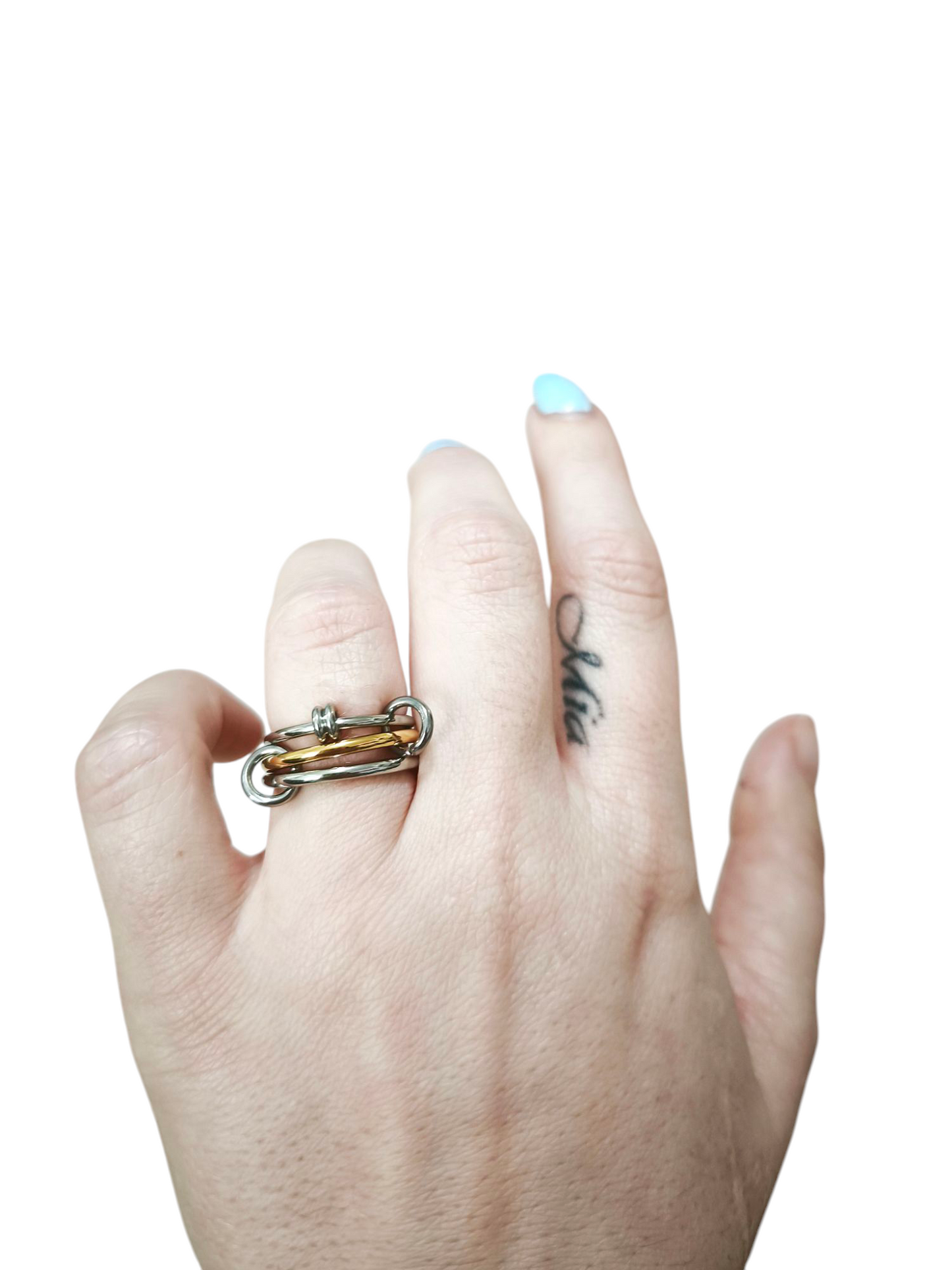 ANELLO MULTIPLO BICOLOR