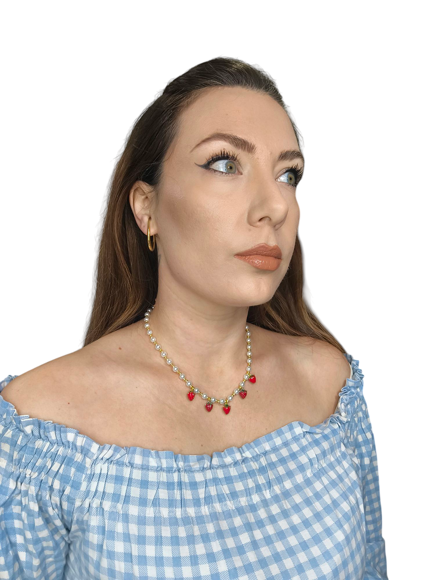 COLLANA PERLINE FRAGOLINE