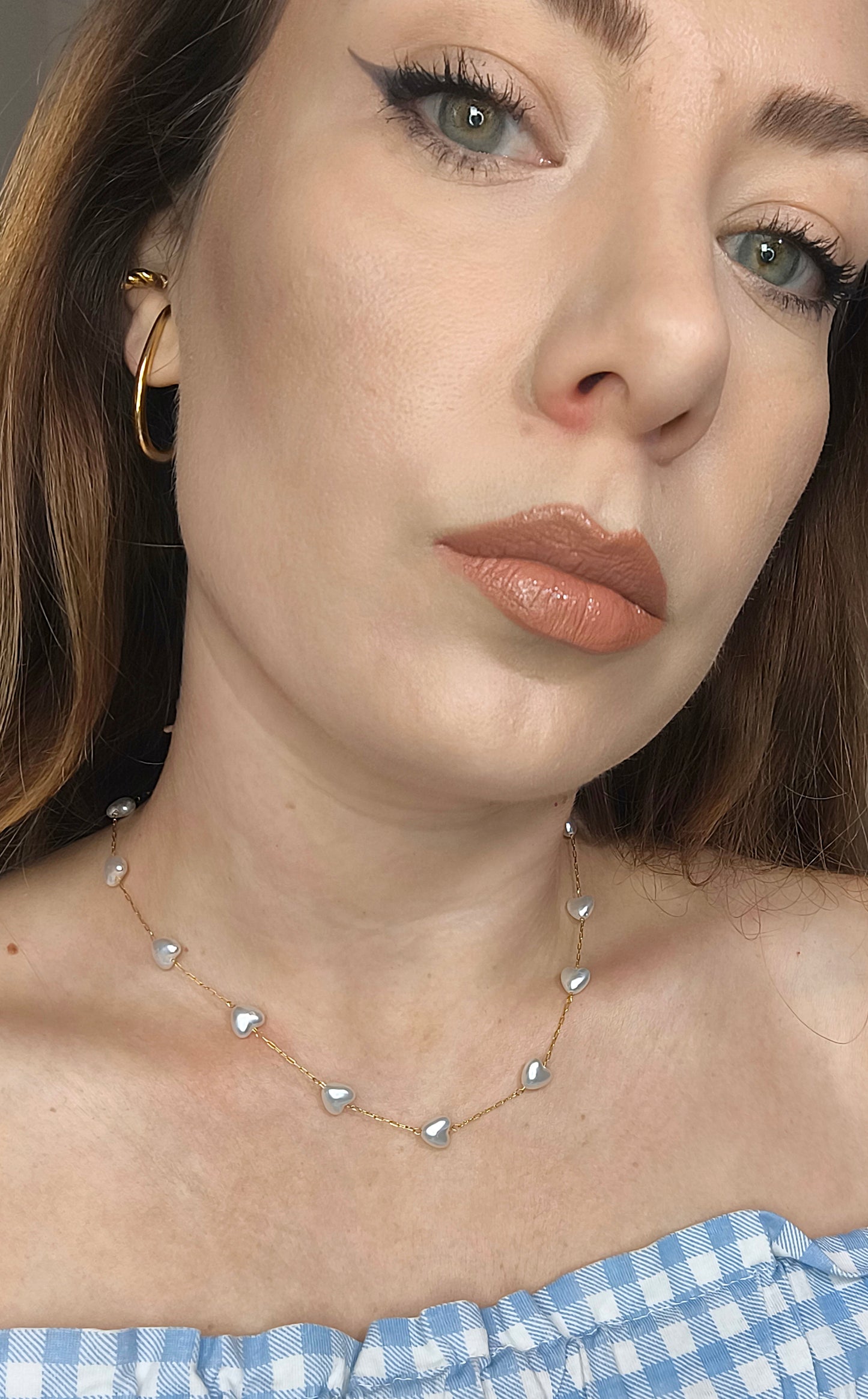 COLLANA PERLE A CUORE
