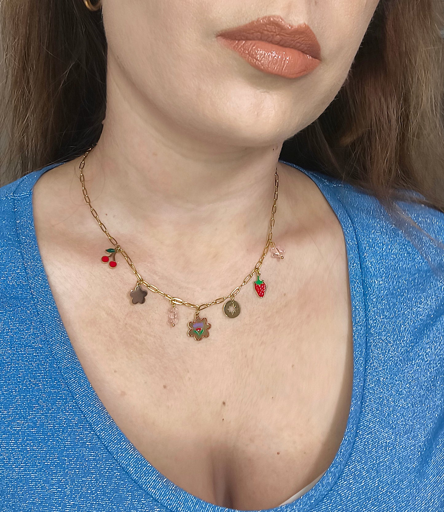 COLLANA CHARM TULIPANO