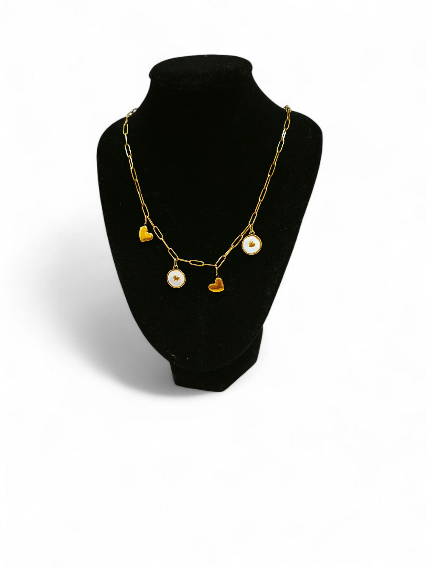 COLLANA CHARM CUORI "Chiara's creation"