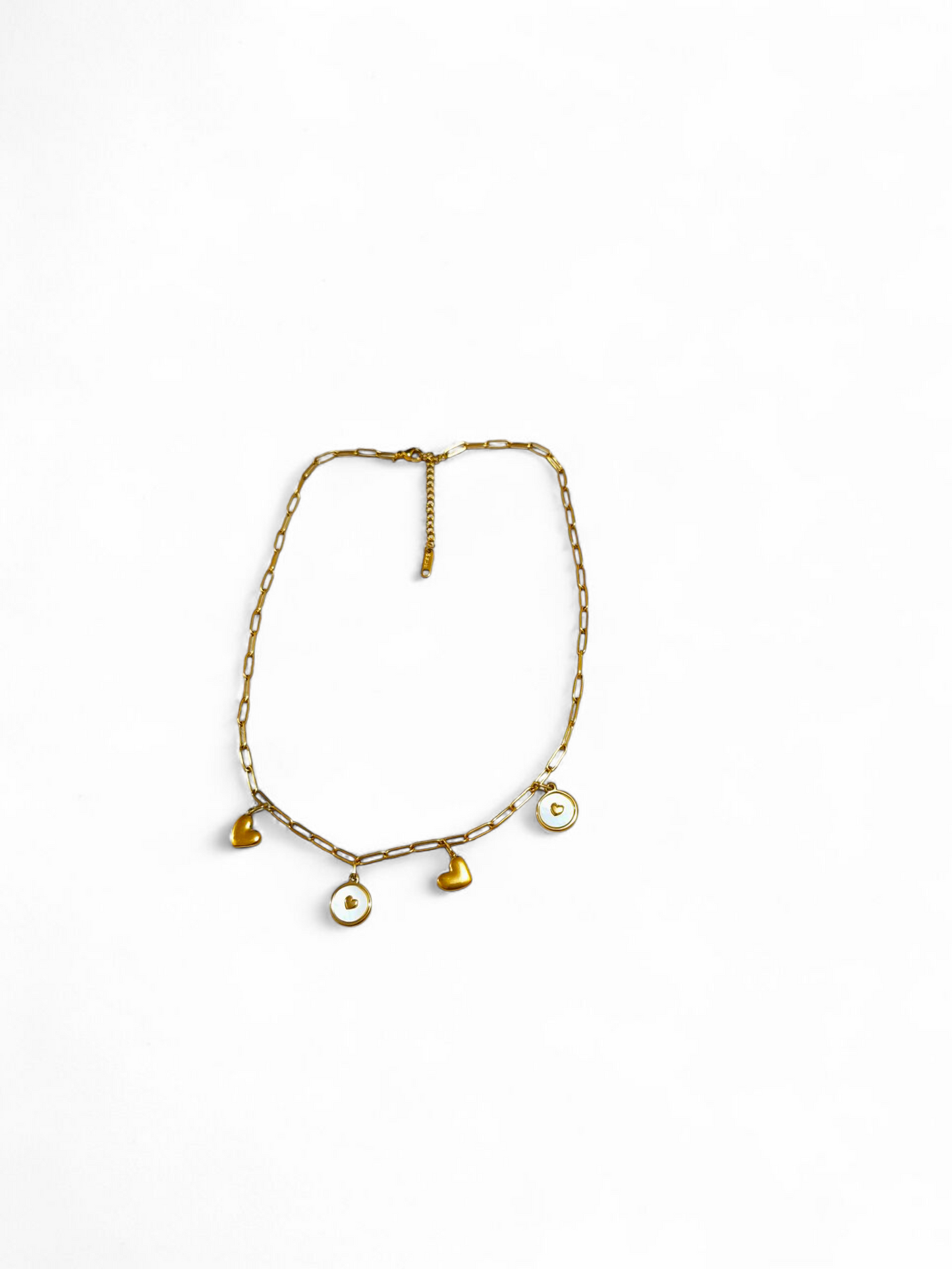 COLLANA CHARM CUORI "Chiara's creation"