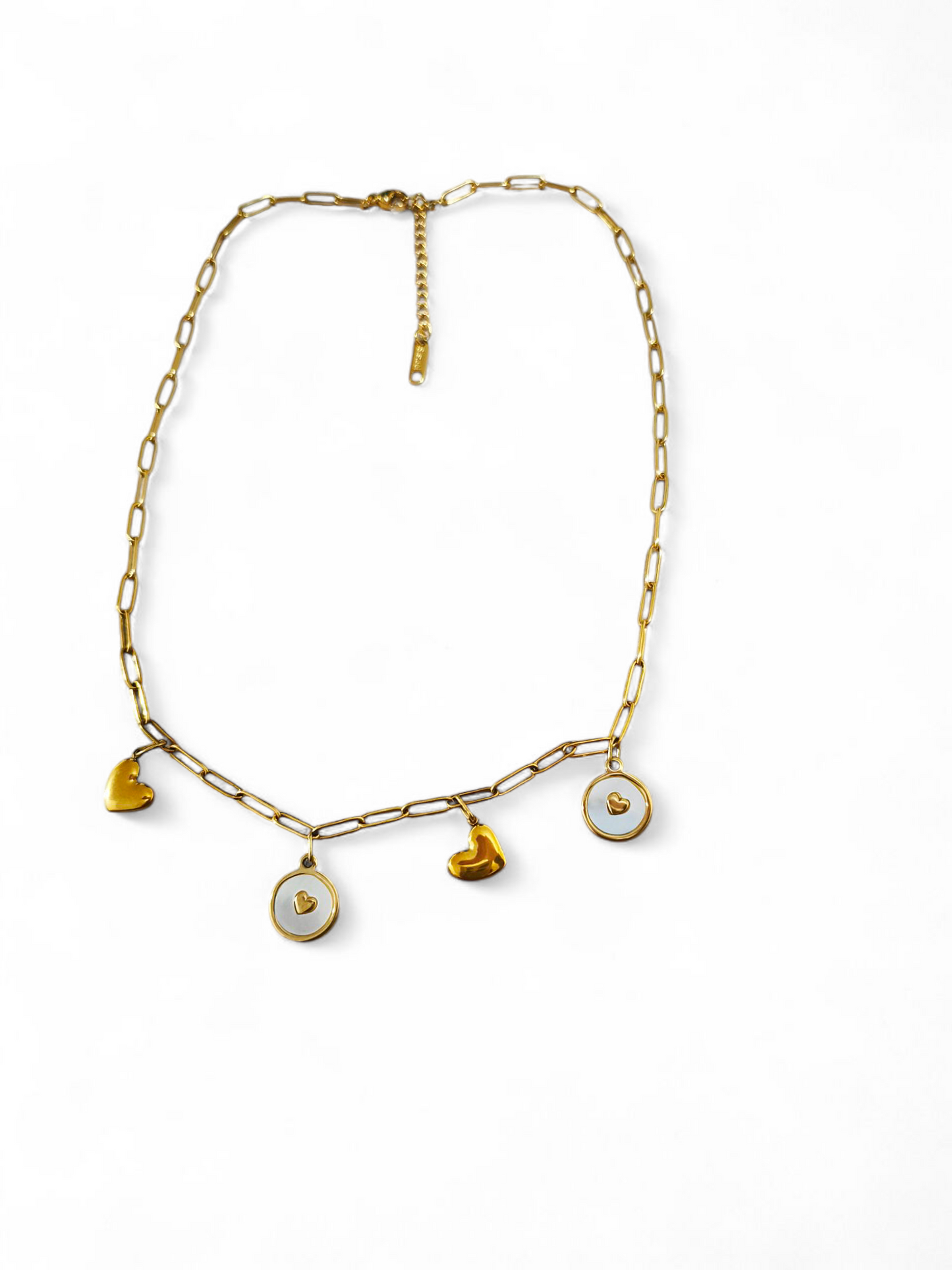 COLLANA CHARM CUORI "Chiara's creation"