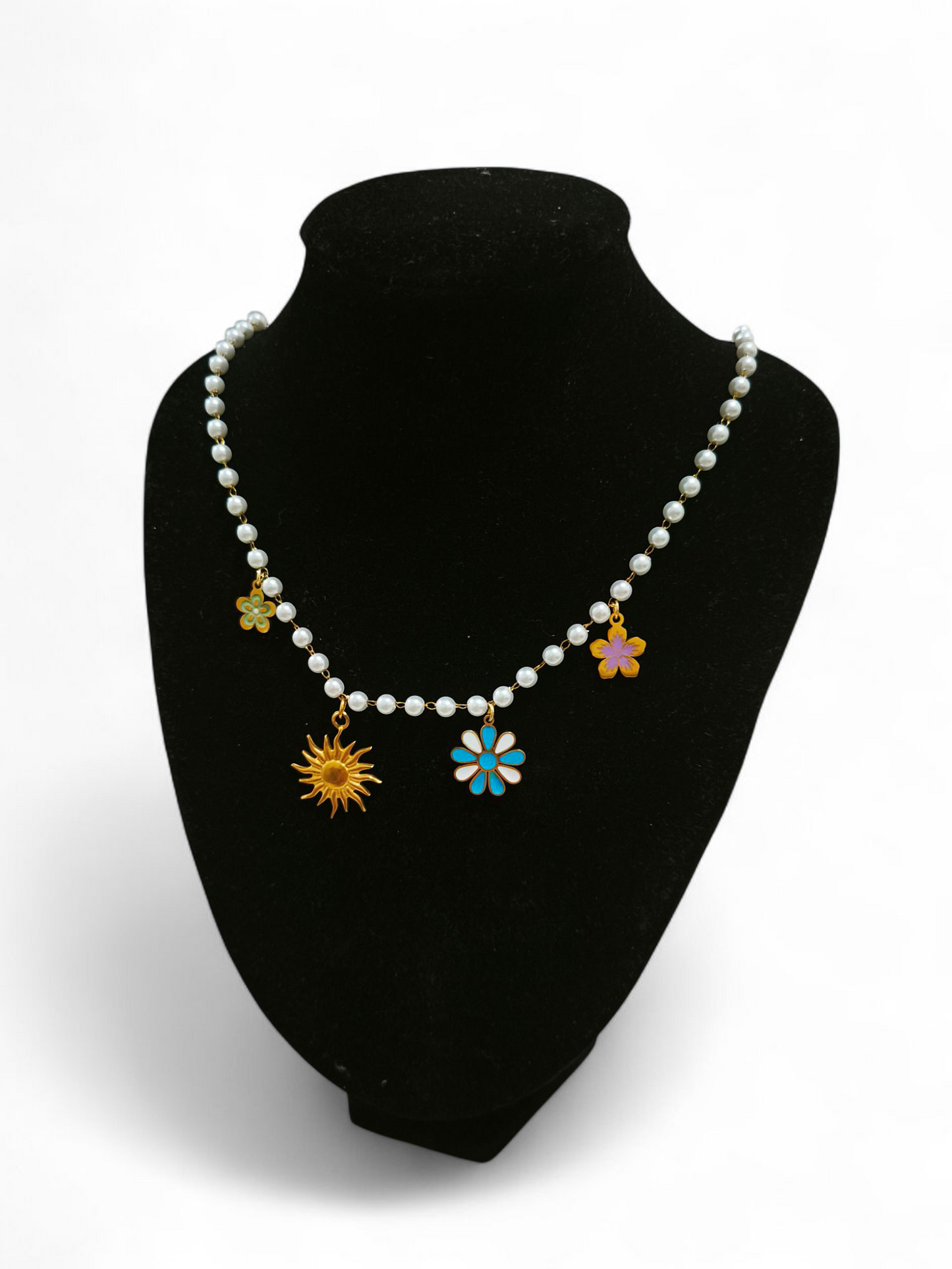 COLLANA CHARM FIORI "Chiara's creations"