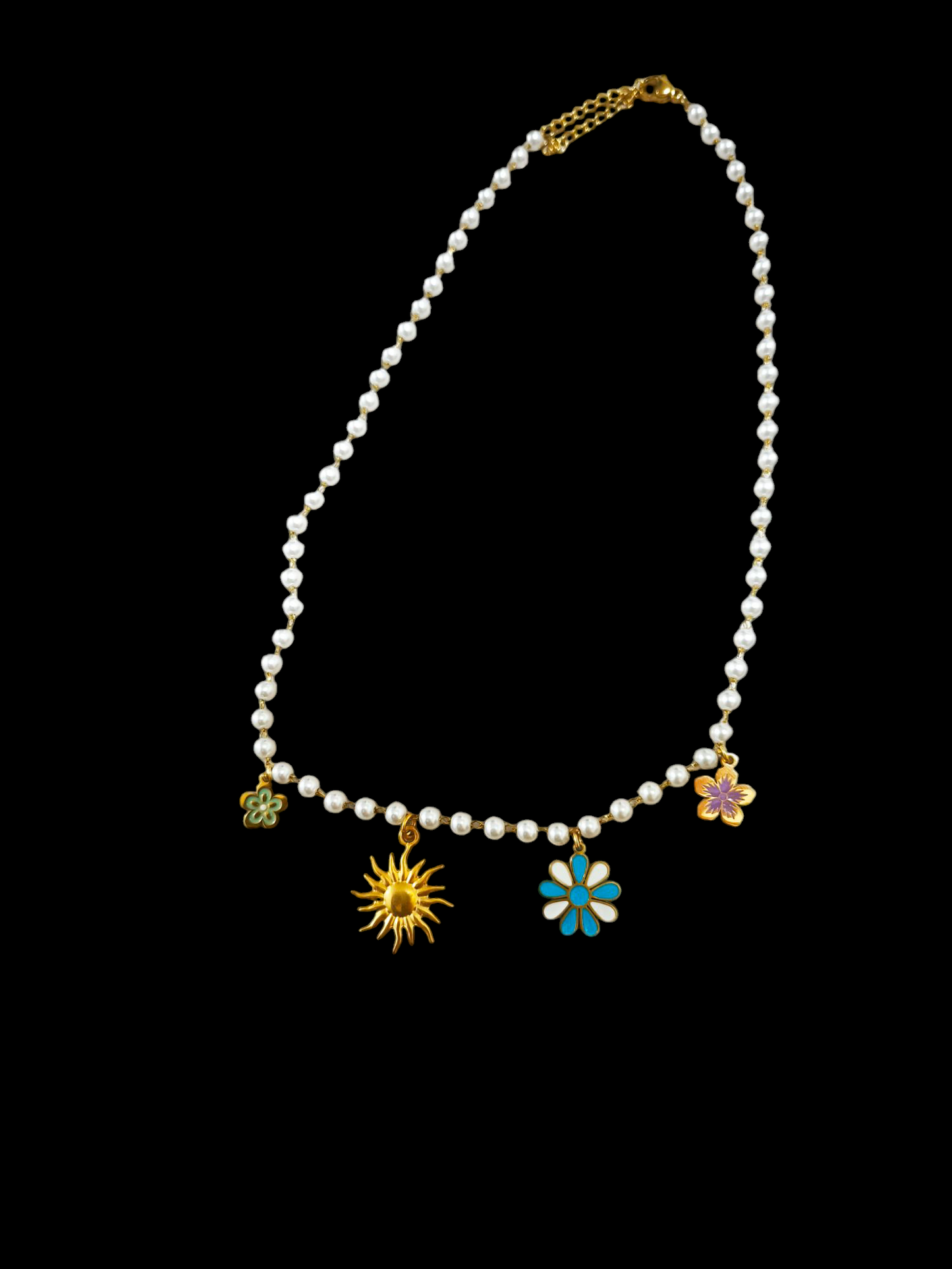 COLLANA CHARM FIORI "Chiara's creations"