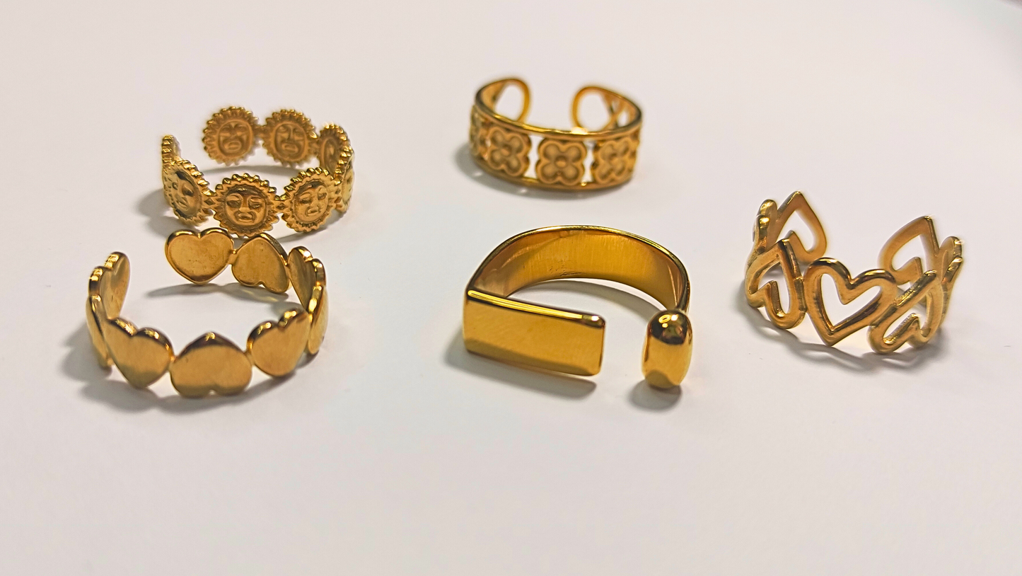 ANELLO QUADRIFOGLIO A FASCIA