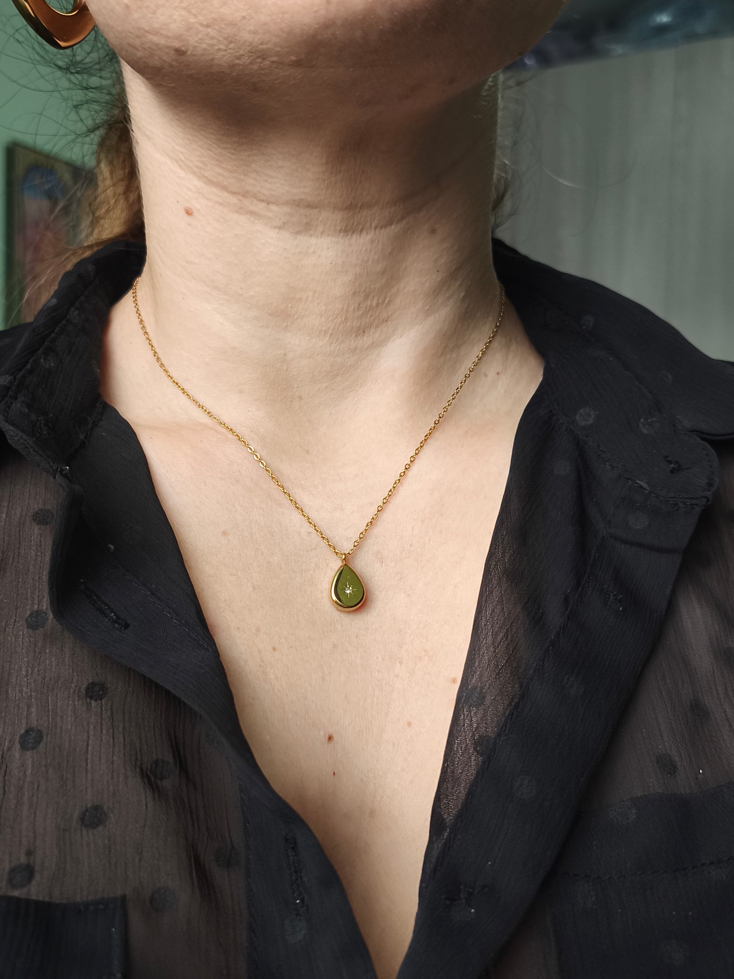 COLLANA DROP STELLA POLARE