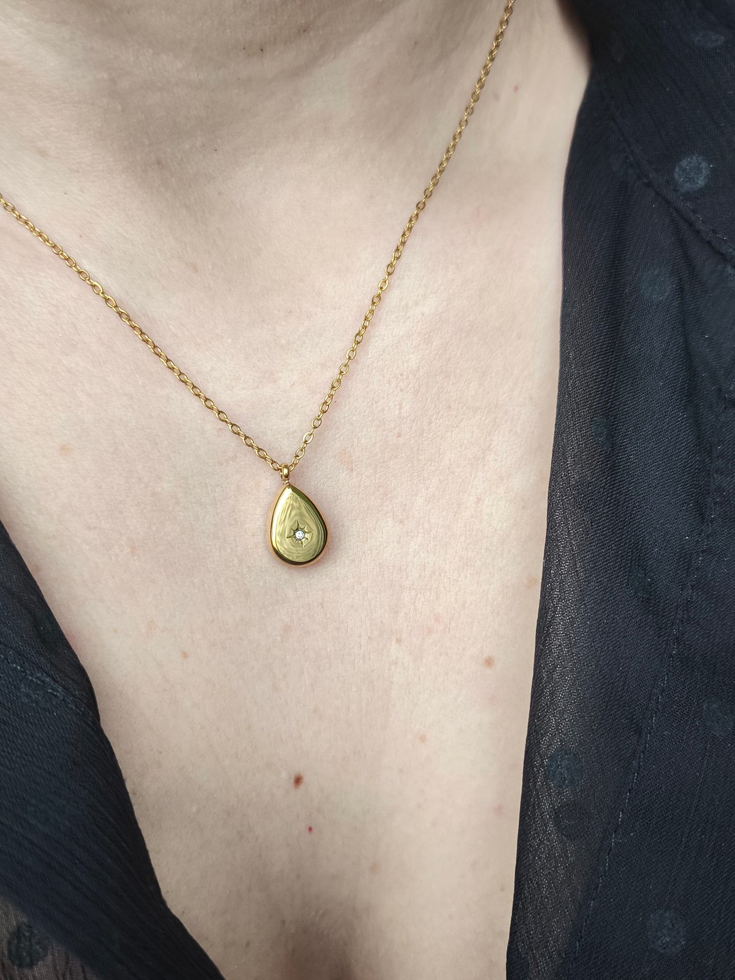 COLLANA DROP STELLA POLARE