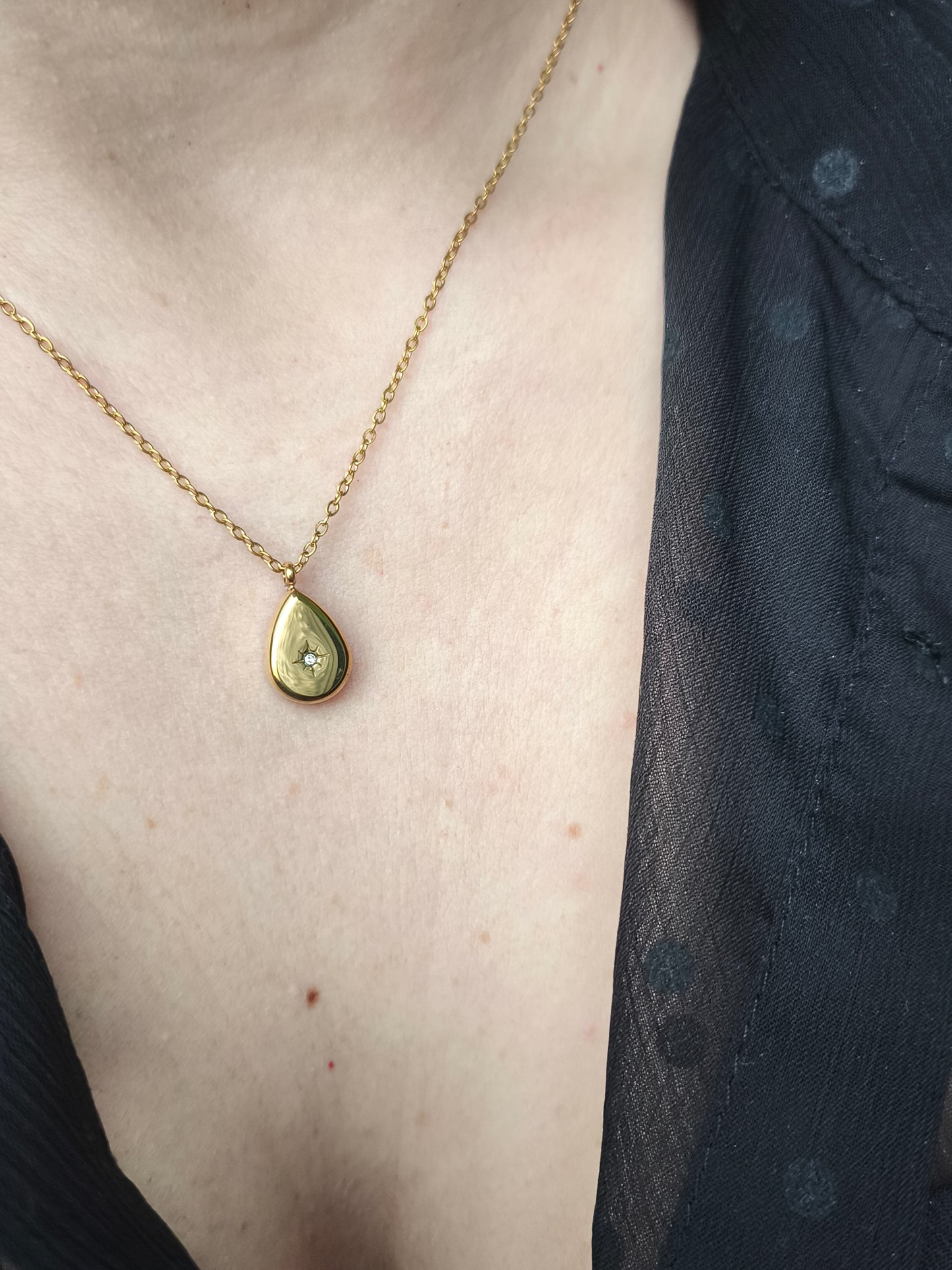 COLLANA DROP STELLA POLARE