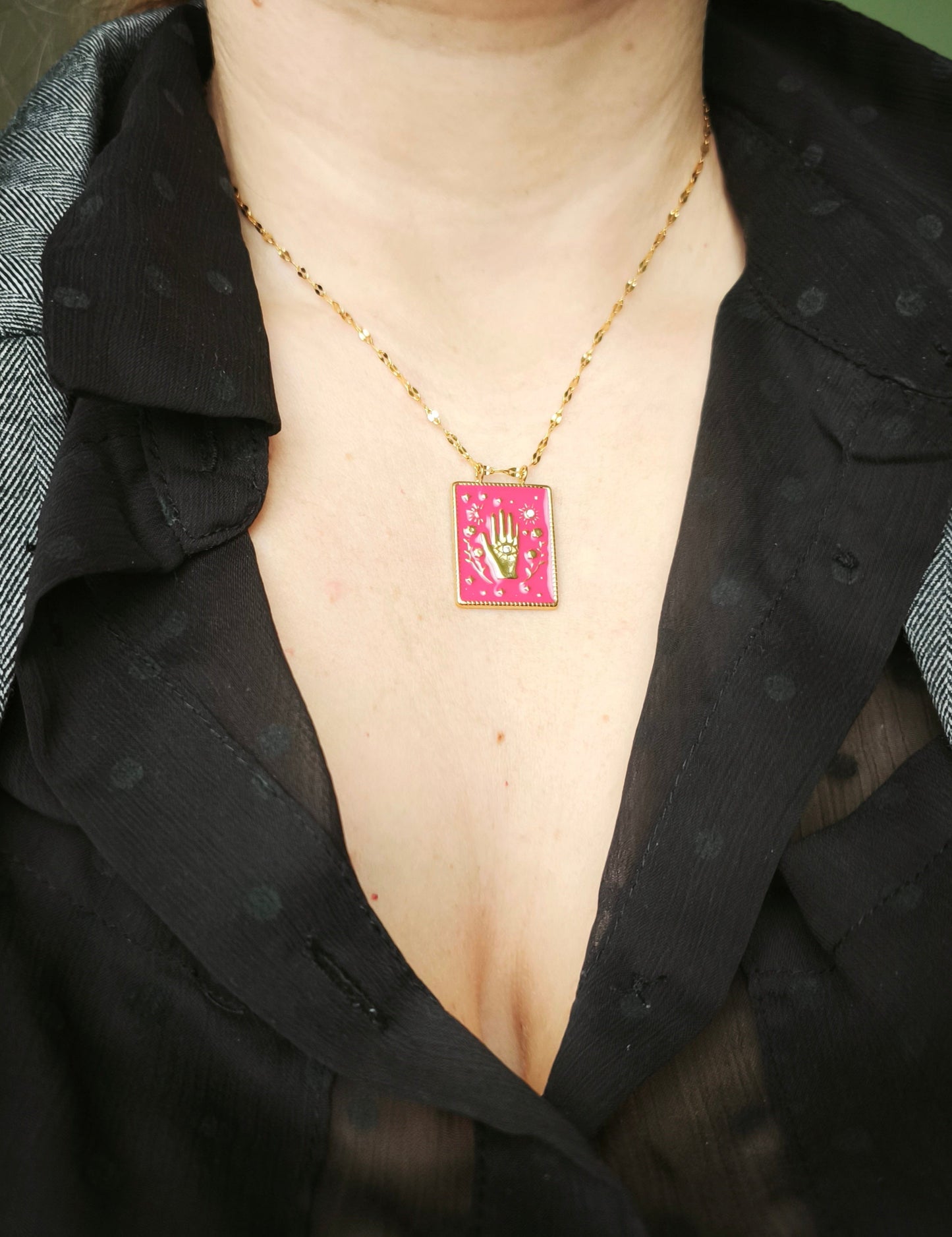 COLLANA MANO DEL FUTURO "Chiara's creation"