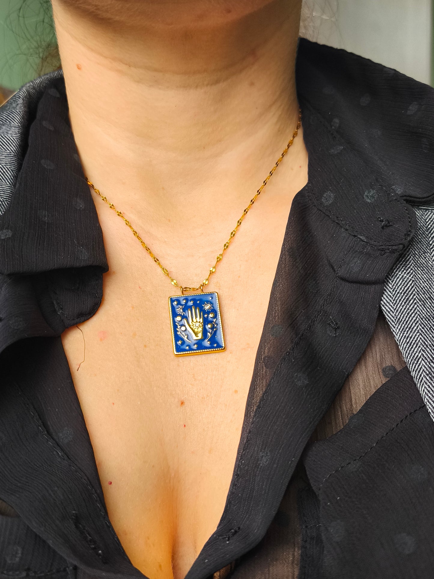 COLLANA MANO DEL FUTURO "Chiara's creation"
