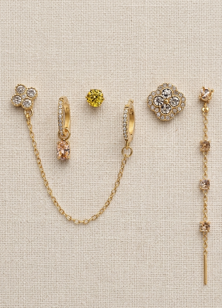 SET ORECCHINI GAIA