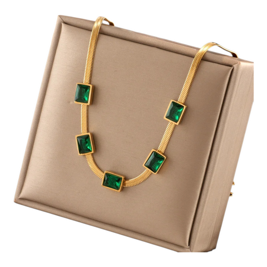 COLLANA SMERALDO SNAKE