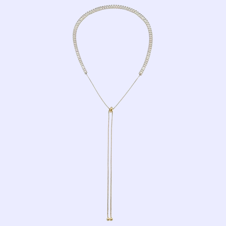 COLLANA TENNIS BAGUETTE