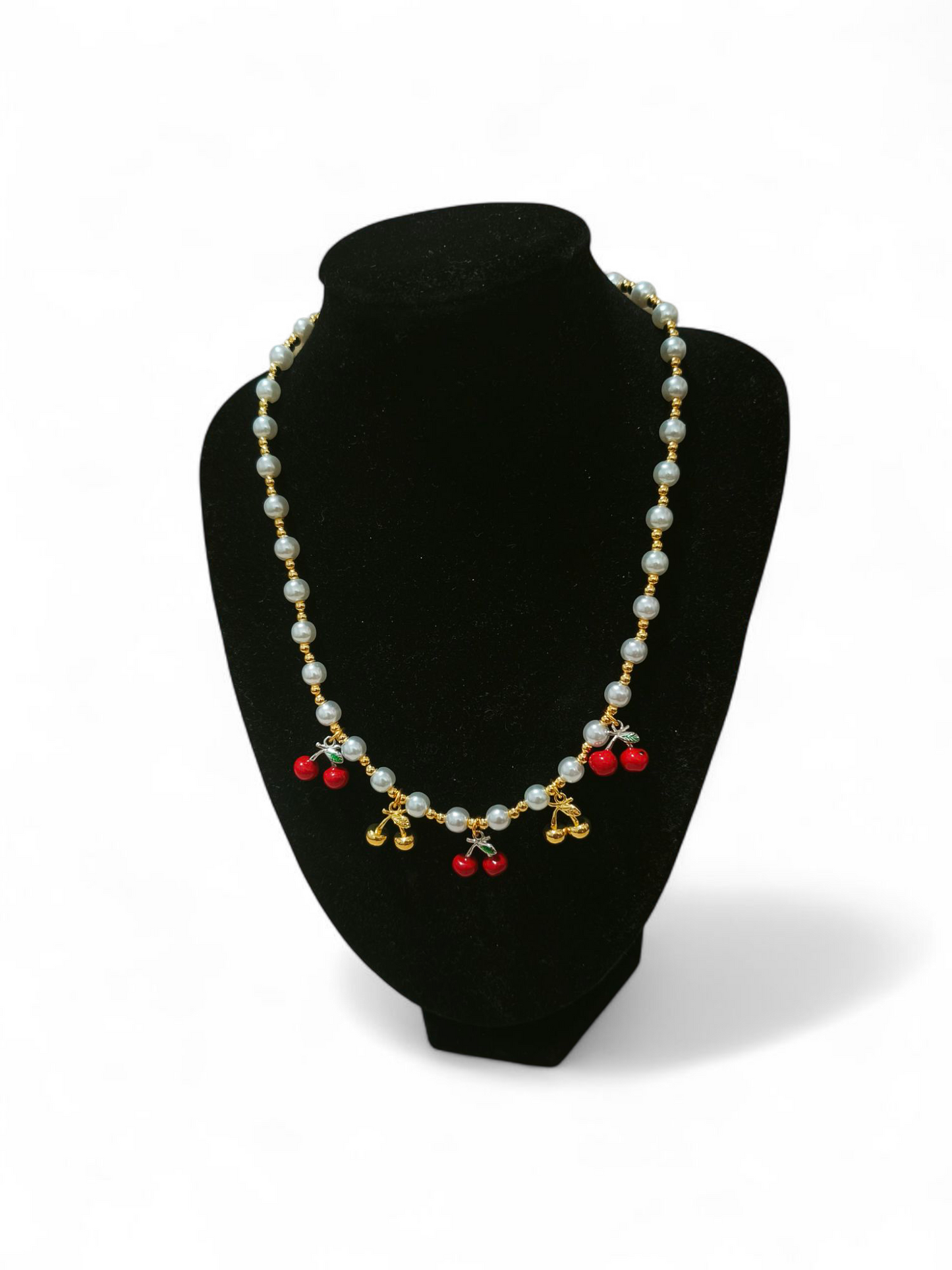 COLLANA PERLINE CILIEGINE