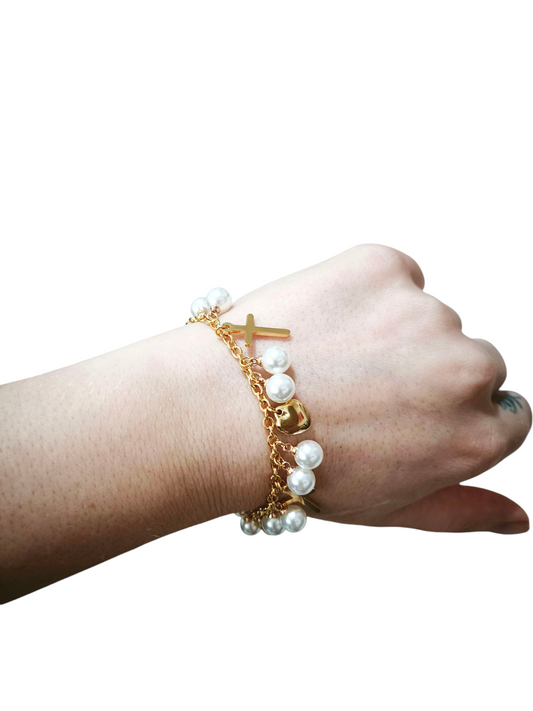 BRACCIALE CHARM PERLE