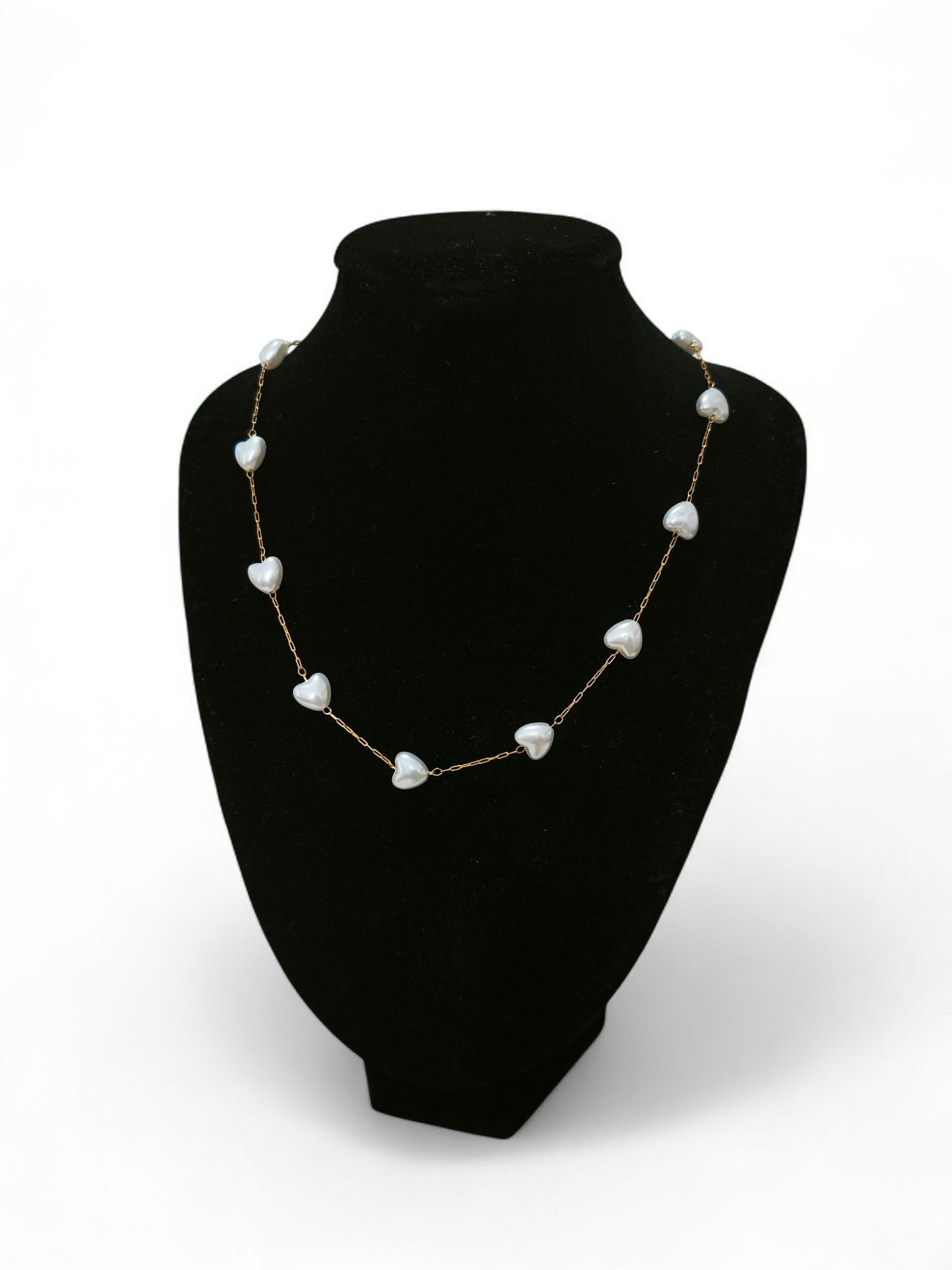 COLLANA PERLE A CUORE