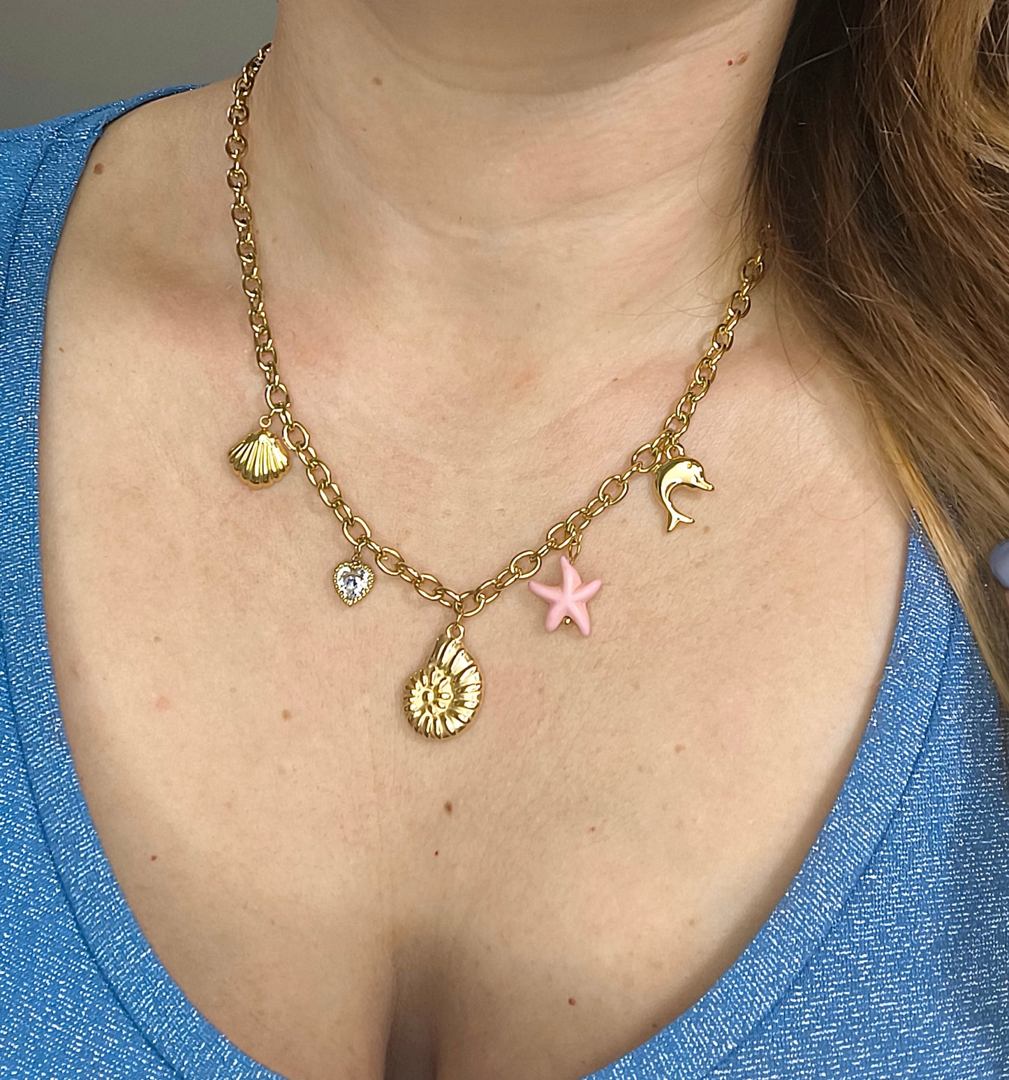 COLLANA CHARM CONCHIGLIA