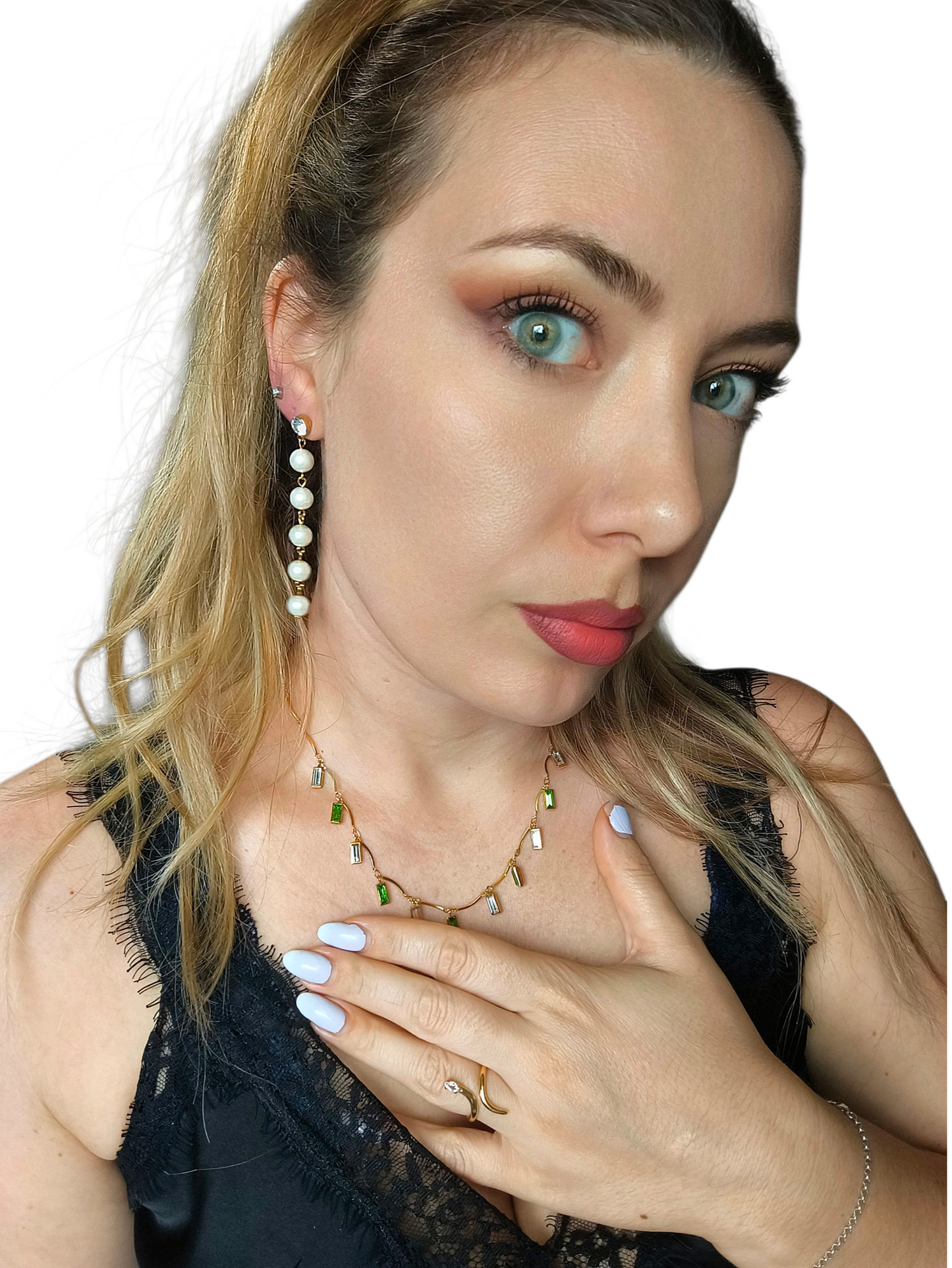 ORECCHINI CASCATA DI PERLE