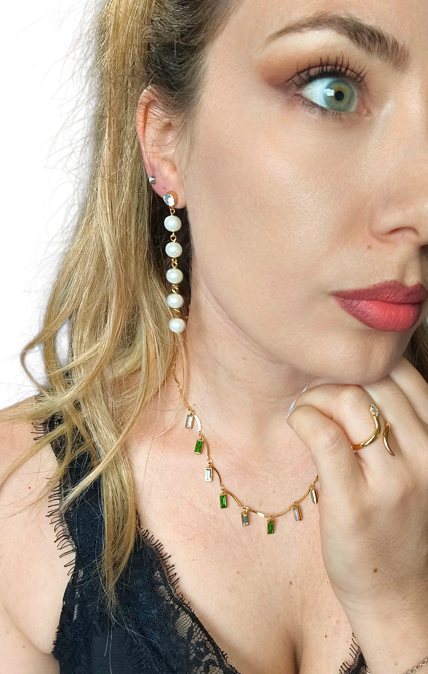 ORECCHINI CASCATA DI PERLE