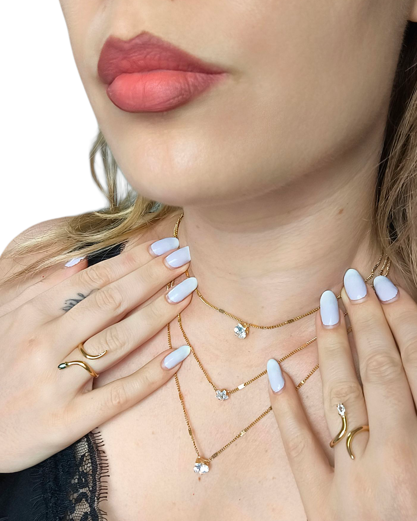 ANELLA SNAKE CON CRISTALLO