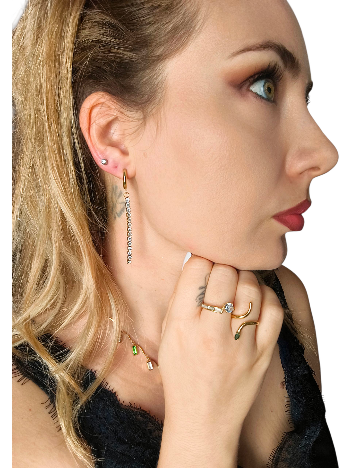 ANELLA SNAKE CON CRISTALLO