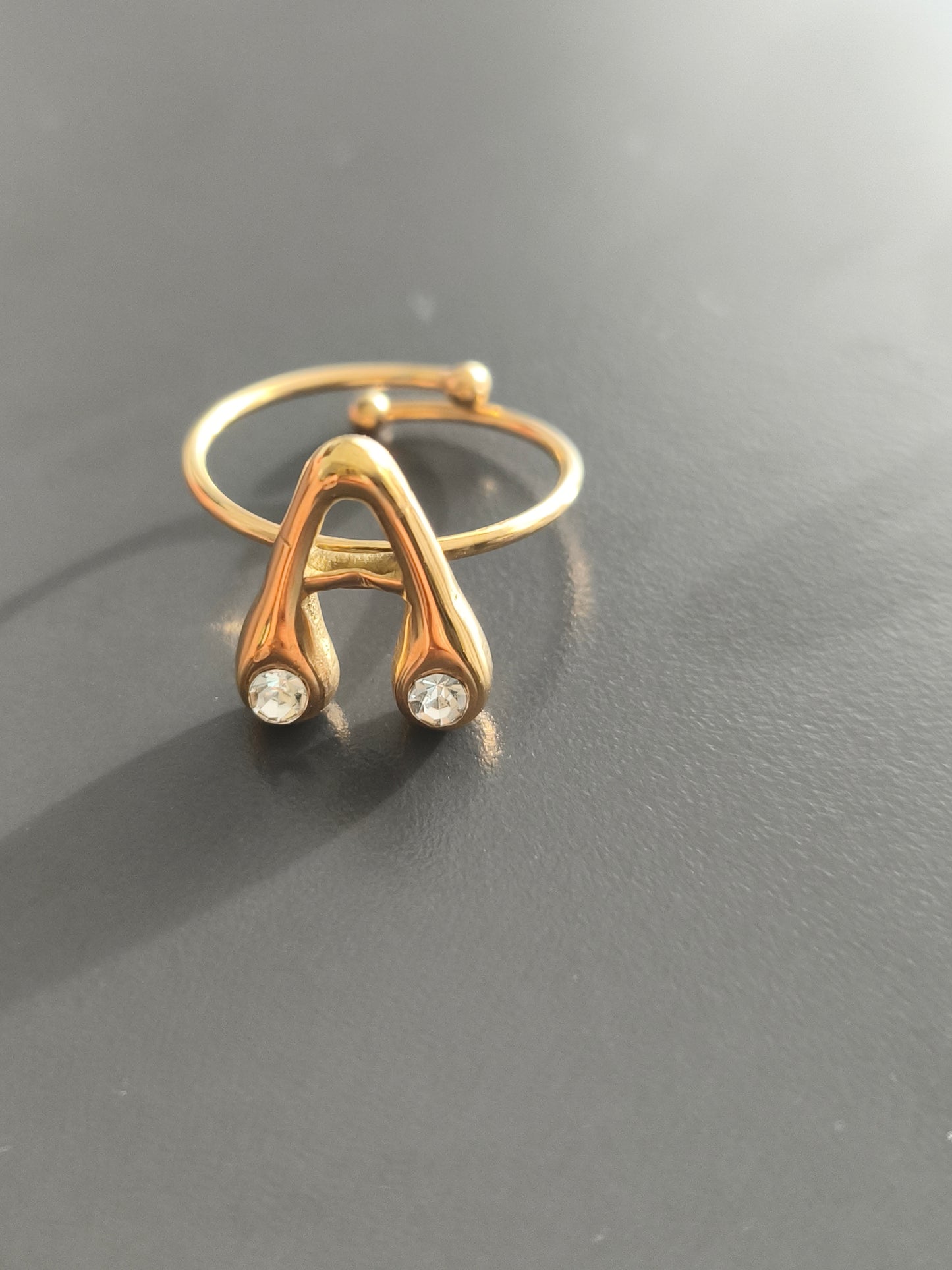 ANELLO LETTERE BOMBO