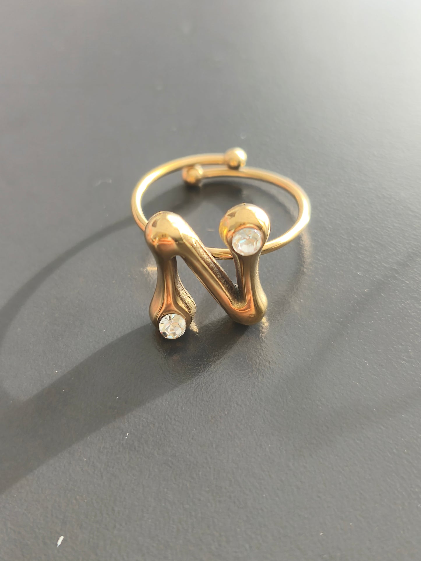 ANELLO LETTERE BOMBO