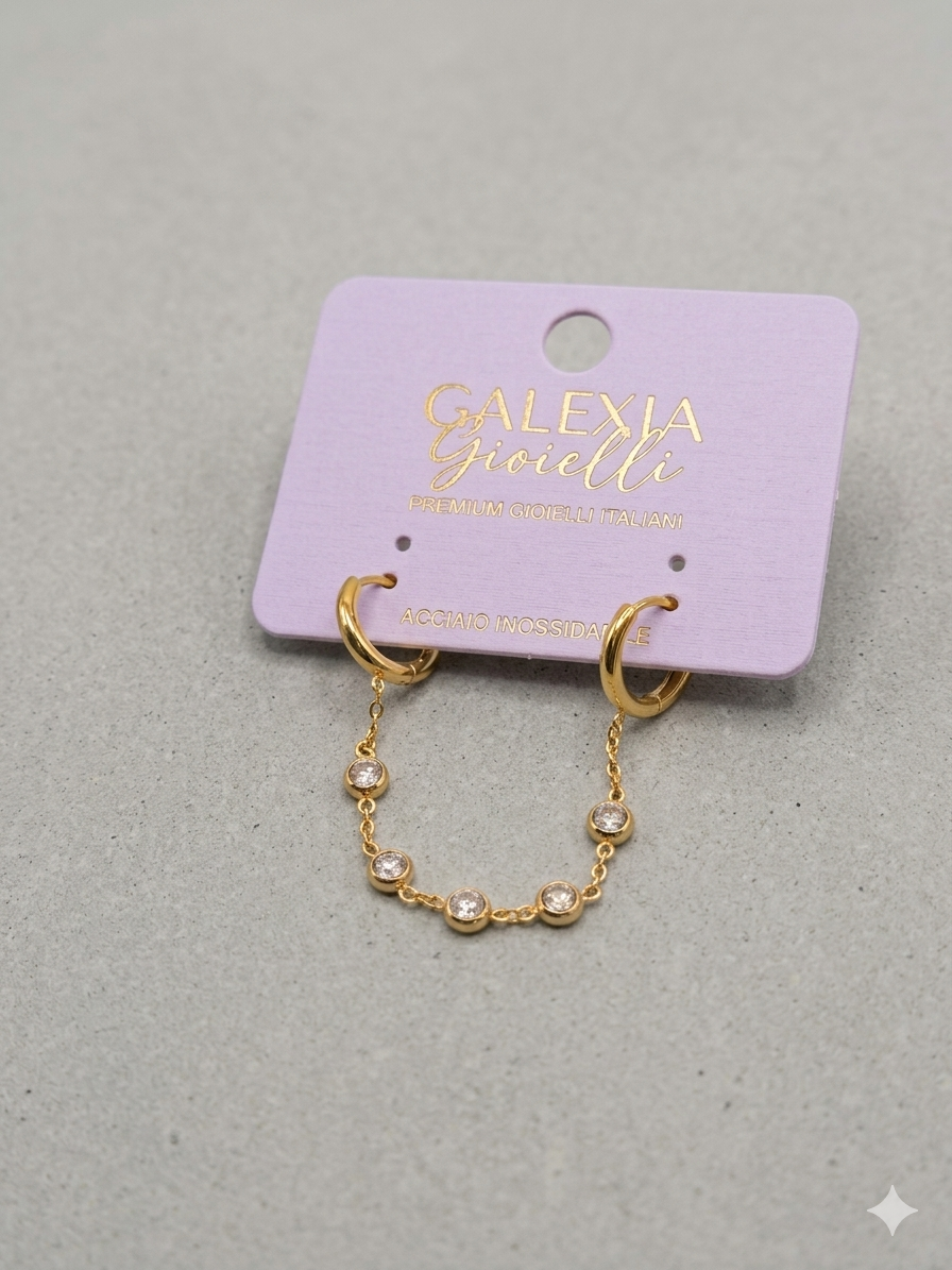 ORECCHINO CHAIN LUCE