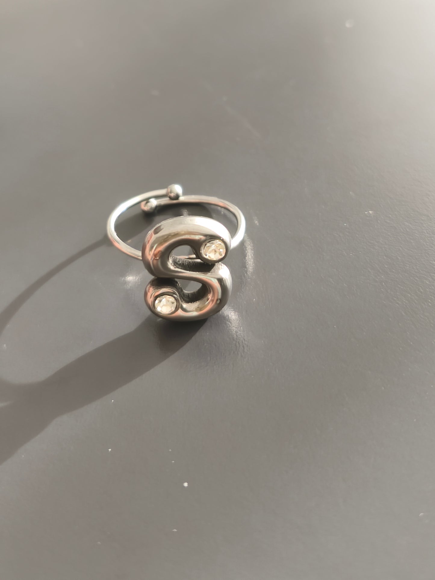 ANELLO LETTERE BOMBO