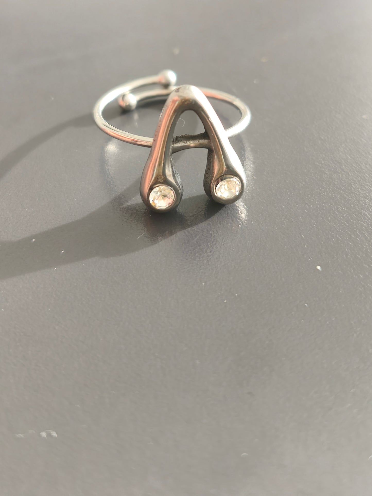 ANELLO LETTERE BOMBO