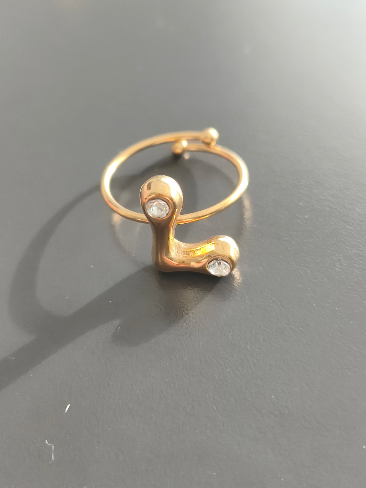 ANELLO LETTERE BOMBO